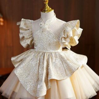 Light White Girl Party Dress